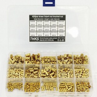 420Pcs M2 M3 M4 M5 Brass Insert Nut Metric Female Thread Bra