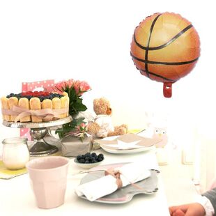 Basketball Balloons Party Helium Mylar Decorations Shaped