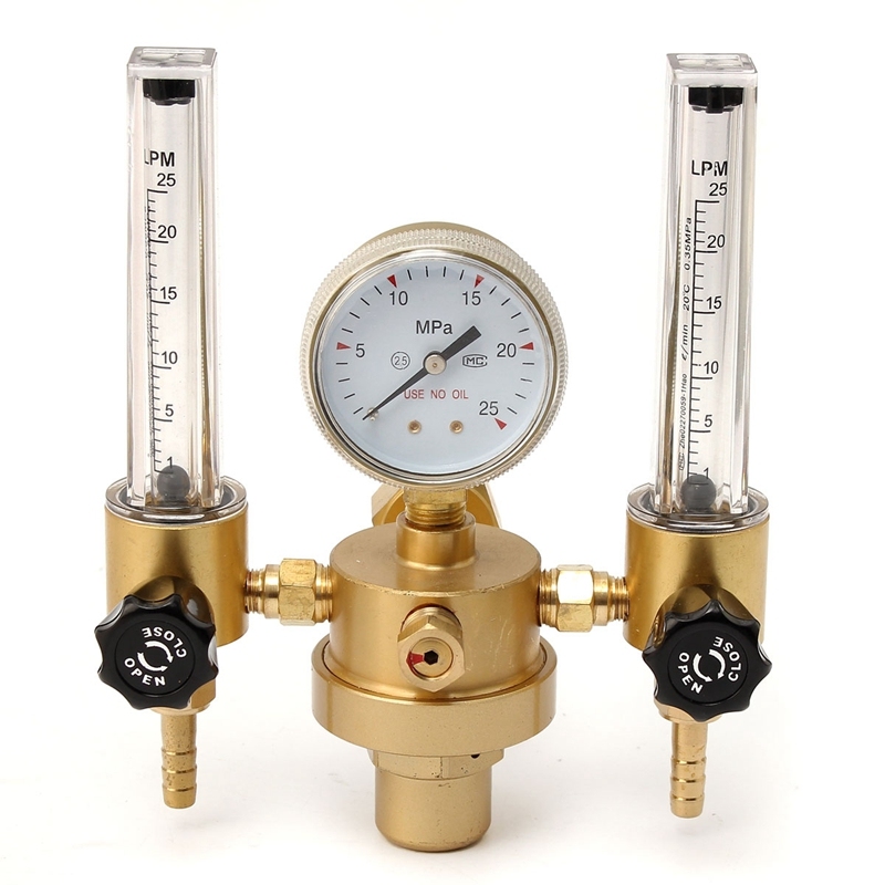Argon CO2 Gauge Pressure Regulator Mig Tig Flow Meter