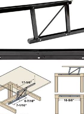 Folding Spring Tea Table Hinge Furniture Bracket Lifting