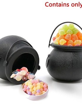 1PCS Scary Halloween Candy Biscuit Kettle box Witch