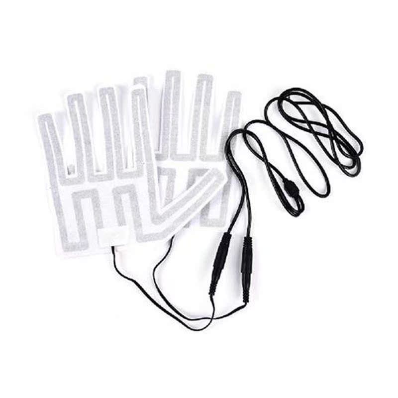 1 Pair 12V Winter Outdoor Thermal Warm Mittens Heater for