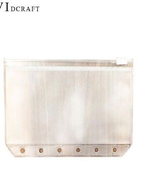 Vividcraft Standard Transparent PVC Clip File Zipper Bag 6