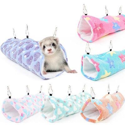 Hamster Hammock Tunnel Small Animals Rat House Guinea Pig
