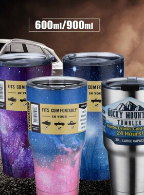 Stainless Steel Coffee Mug Smart Travel Water Cup Thermos Tu