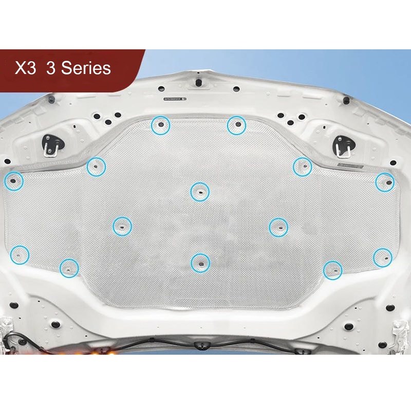 Car Engine cover Firewall Mat Pad Cover Deadener Interior He