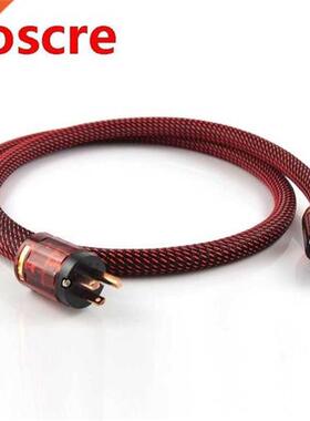 Power Cable Two core silver plated Power Cord with US Plug A