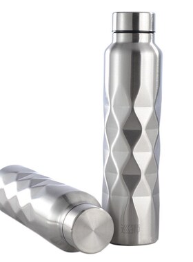 1000ml Single-wall Stainless Steel Water Bottle  Gym Sport B