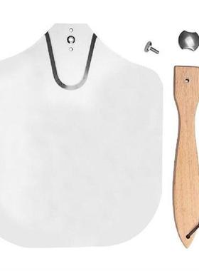 Folding Pizza Paddle Peel Aluminum Metal Spatula Wood