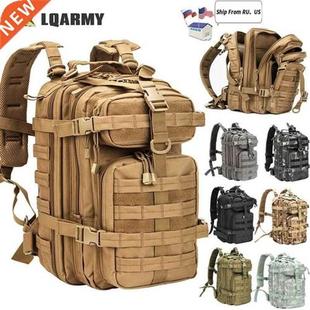 Men Army Military Tactical Backpack 1000D Polyester 30L 3P S