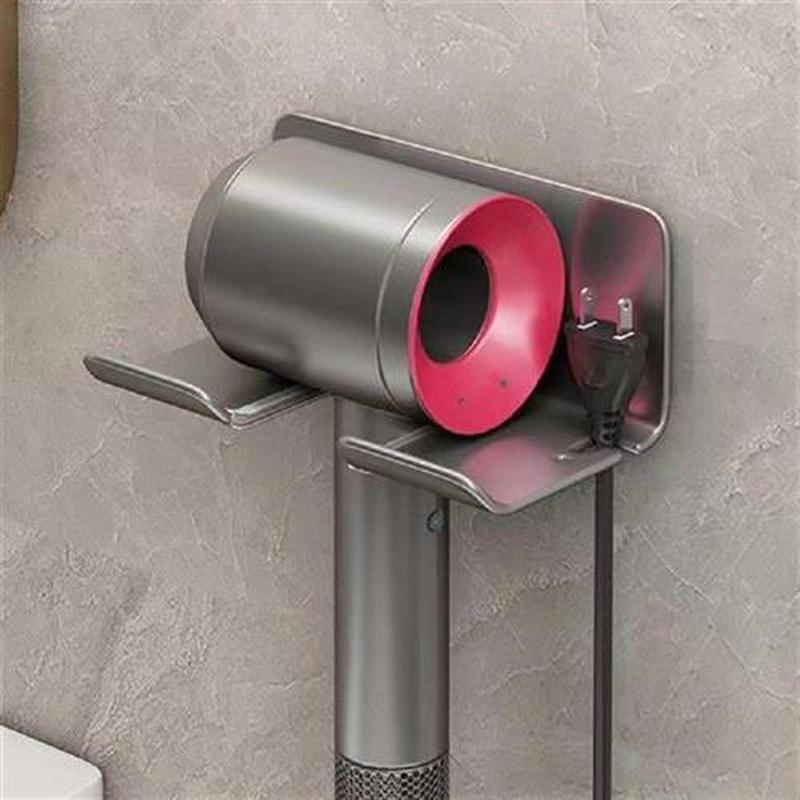 Air Blower Shelf Space Aluminum Hair Dryer Rack with