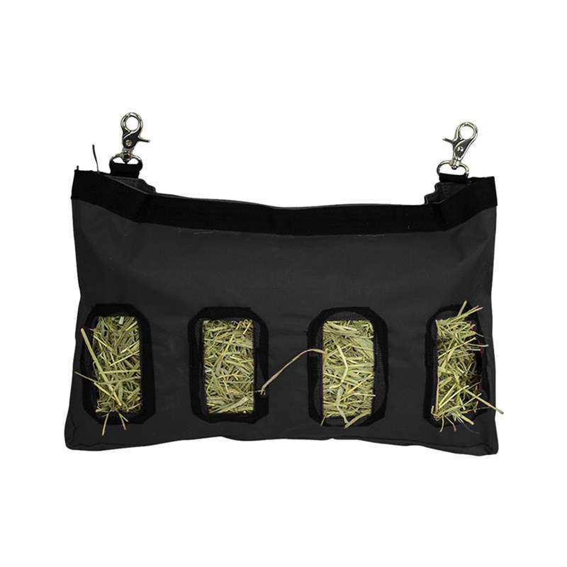 Hay Bag Hanging Feeder Sack Holder Feeding Supply For