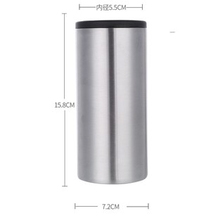 12oz Skinny Can Cooler 350ml Slim Beer Bottle Cold Keeper 18