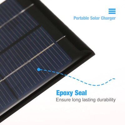 2.5W Portable Solar Panel Solar Panels 5V With USB Compact S