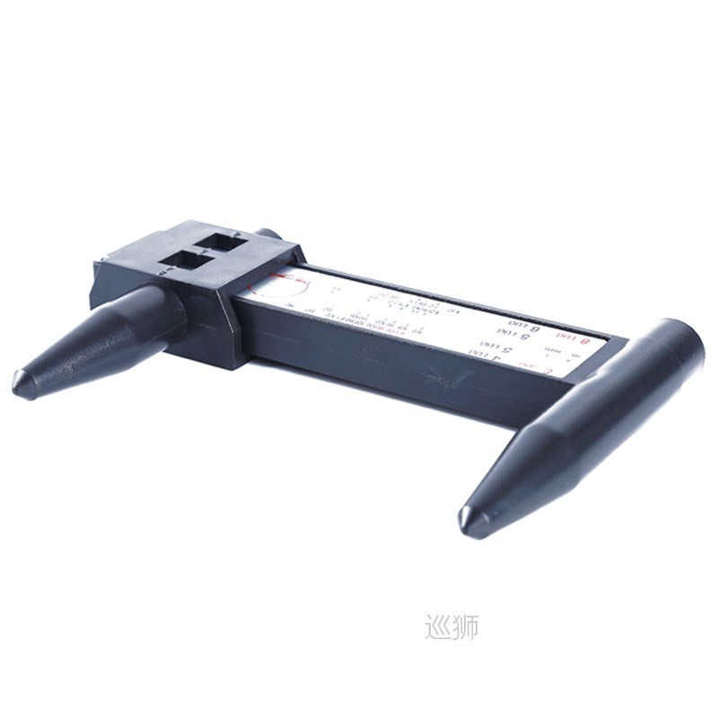 Wheel Rim Bolt Pattern Sliding PCD Measuring Tool Gauge Rule