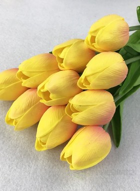 5Pcs/Bunch White Artificial Tulip Bouquet Fake Flowers DIY A