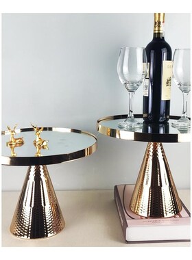 Mirror Cake-Stand Decorative-Jewellery-Plate Wedding-Plate D