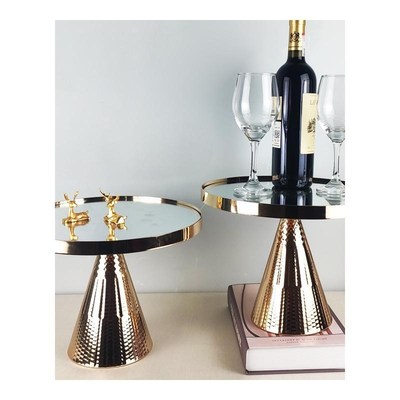 Mirror Cake-Stand Decorative-Jewellery-Plate Wedding-Plate D