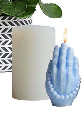 Hand Silicone Candle Molds Prater Gesture Mould Creative