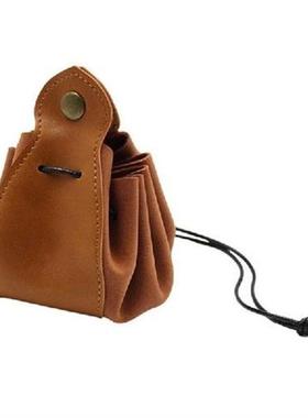 PU Leather Dice Bag Tray Designs Cute Drawstring Pouch For
