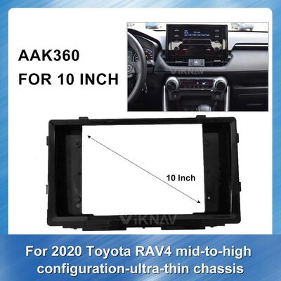 2 din 10 inch Car Radio Fascia for Toyota RAV4 mid to high c