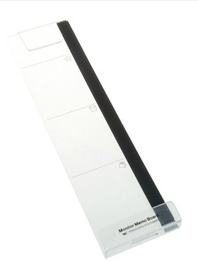 Computer Moniter Side Memo Pad Board Note Holders Transparen