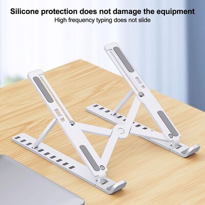 Heat Dissipation Bracket Laptop Stand Aluminium Foldable No