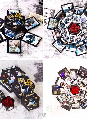 DIY Love Explosion Box Valentine's Day Gift Photo Album
