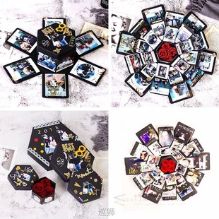 DIY Love Explosion Box Valentine's Day Gift Photo Album