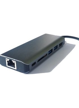 6 In 1 USB C HUB, To HDMI   Gigabit Ethernet Port   2XUSB3.0