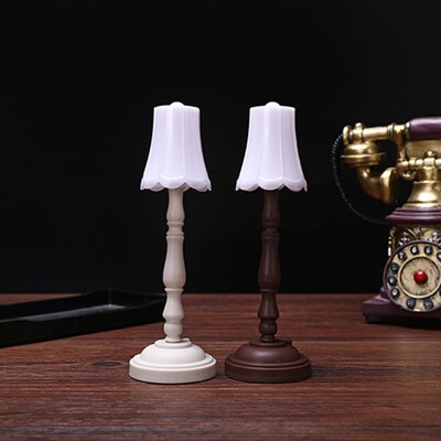 112 Dollhouse Miniature Furniture Lampshade Table Lamp with