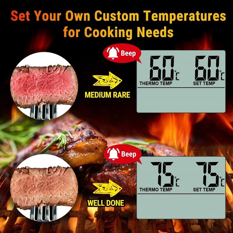 ThermoPro TP 16 Digital Oven Thermometer LCD Display Meat T