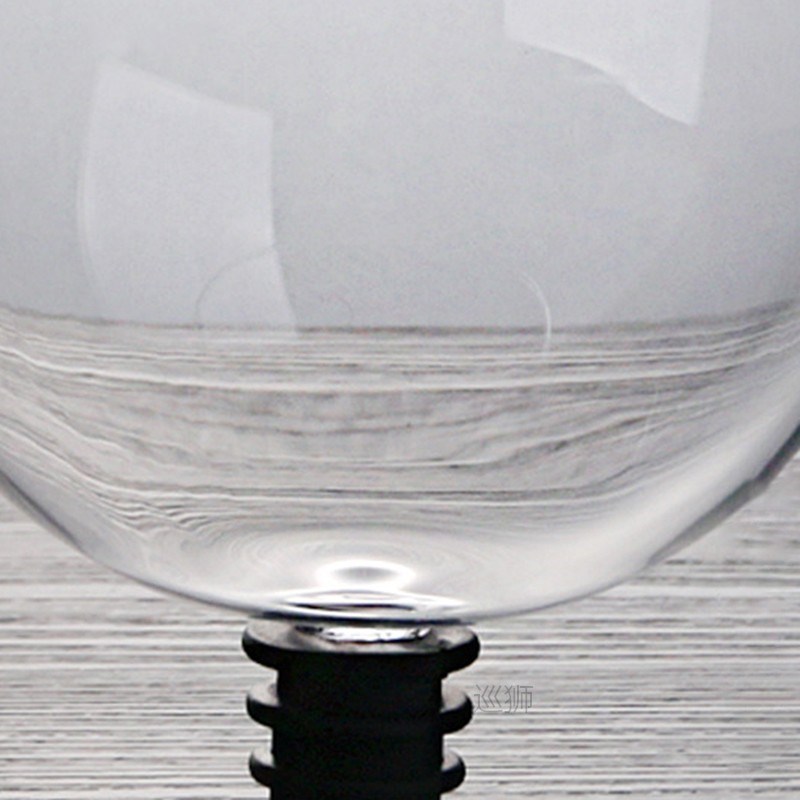 Creative Red Wine Champagne Glass Cup with Silicone Seal Dri