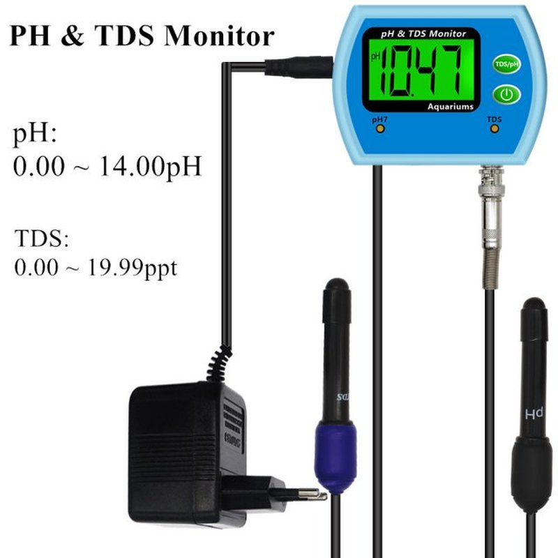 2 in 1 Multi-parameter Water ph Monitor Water Quality test T