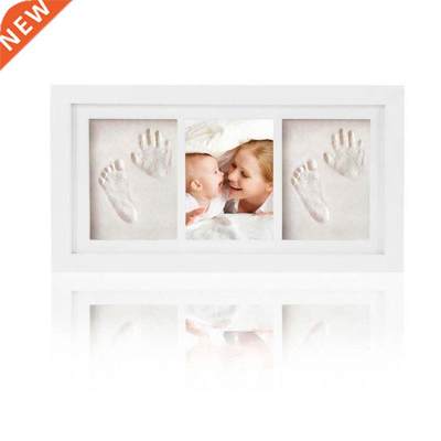 Baby Kid Children Foot Finger Hand Wooden Photo Frame Set Pr