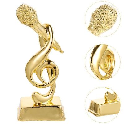 Trophy Microphone Award Party Trophies Music Singing Mic Kar