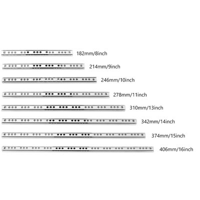 2Pcs Micro Guide steel Ball 2 Sections 17 Wide Steel Ball 2