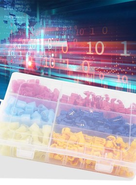 240pcs Connectors Terminals Quick Splice Solderless Terminal