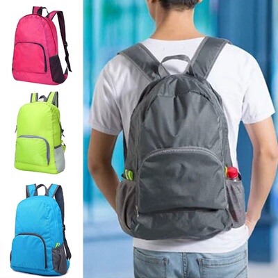 Foldable Backpack Camping Hiking Ultralight Folding Travel D