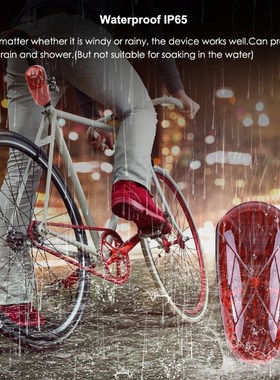 TKSTAR GPS Tracker Bike Waterproof Taillight Design Vibrate