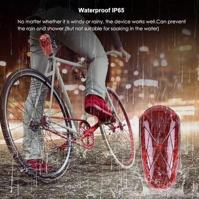 TKSTAR GPS Tracker Bike Waterproof Taillight Design Vibrate