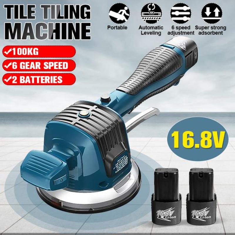 Cordless Tiling Tile Machine Auto Floor Vibrator Leveling Ti