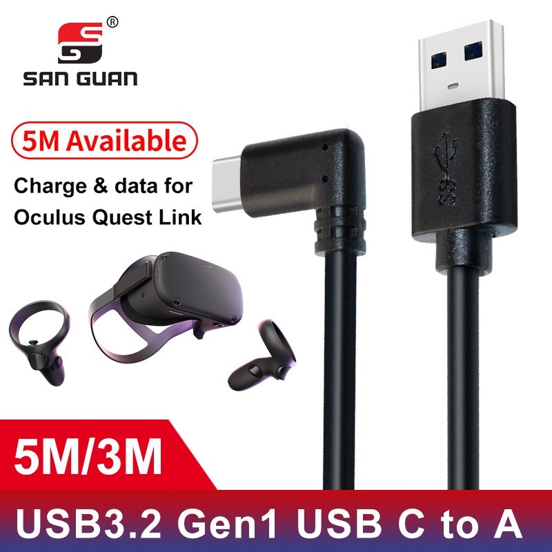 5M 3M USB-C Cable Oculus Quest 2 Link Cable USB3.2 Compatabi