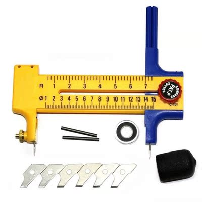 Adjustable Compasses Circle Cutter 10mm-150mm with 6 Blades