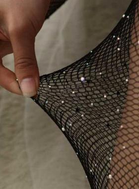 Sexy Tights Women Stocking Rhinestone Collant Femme Lenceria