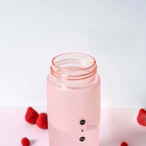 BPA Free Water Bottle Plastic Sport Scrub Leak Proof Drinkin