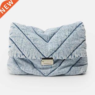 Women Bag Denim Quilting Handbag