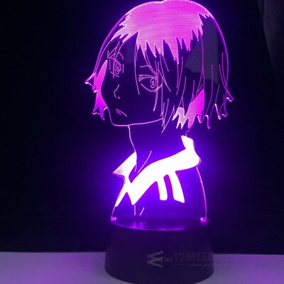 KENMA KOZUME PROFILE LED ANIME LAMP HAIKYUU 3D Led 7 Colors