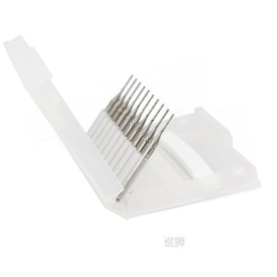 10pcs PCB Milling Cutter Set 0.8-1.3.175mm Corn Engraving Cu