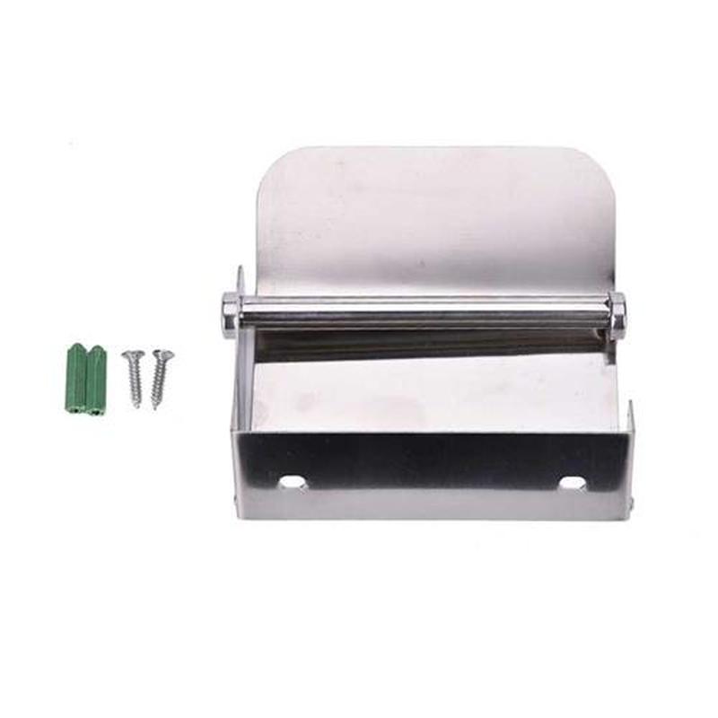 Stainless Steel Wall Mounted Paper Holder Mount Tissue Paper